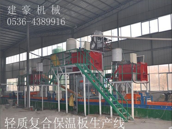 輕質復合墻體板出產線 